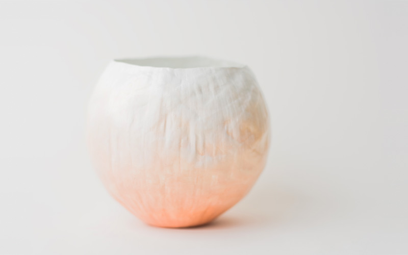 Photo of peach fade vessel